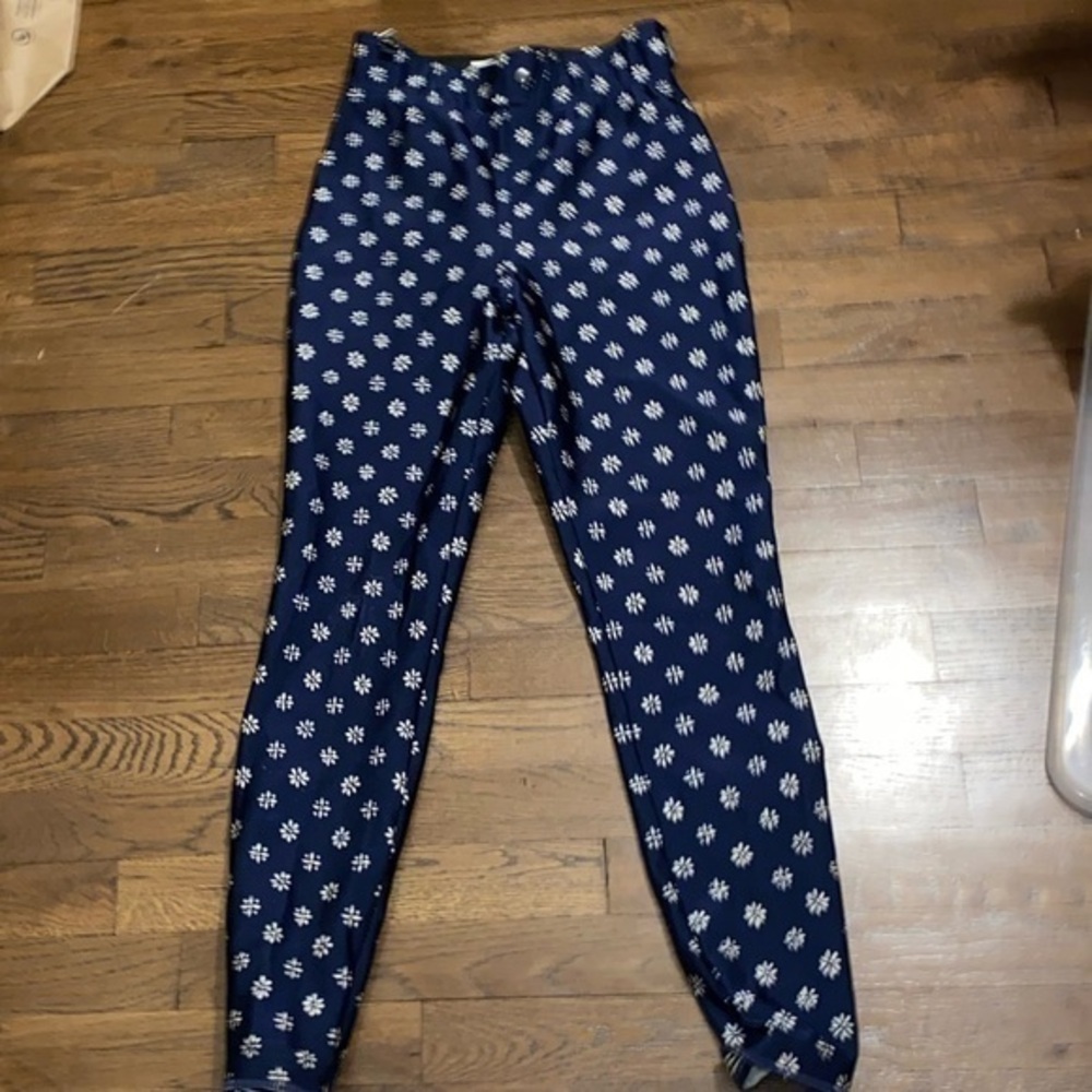 Obermeyer Navy Snowflake Ski Pants - Picture 3 of 4